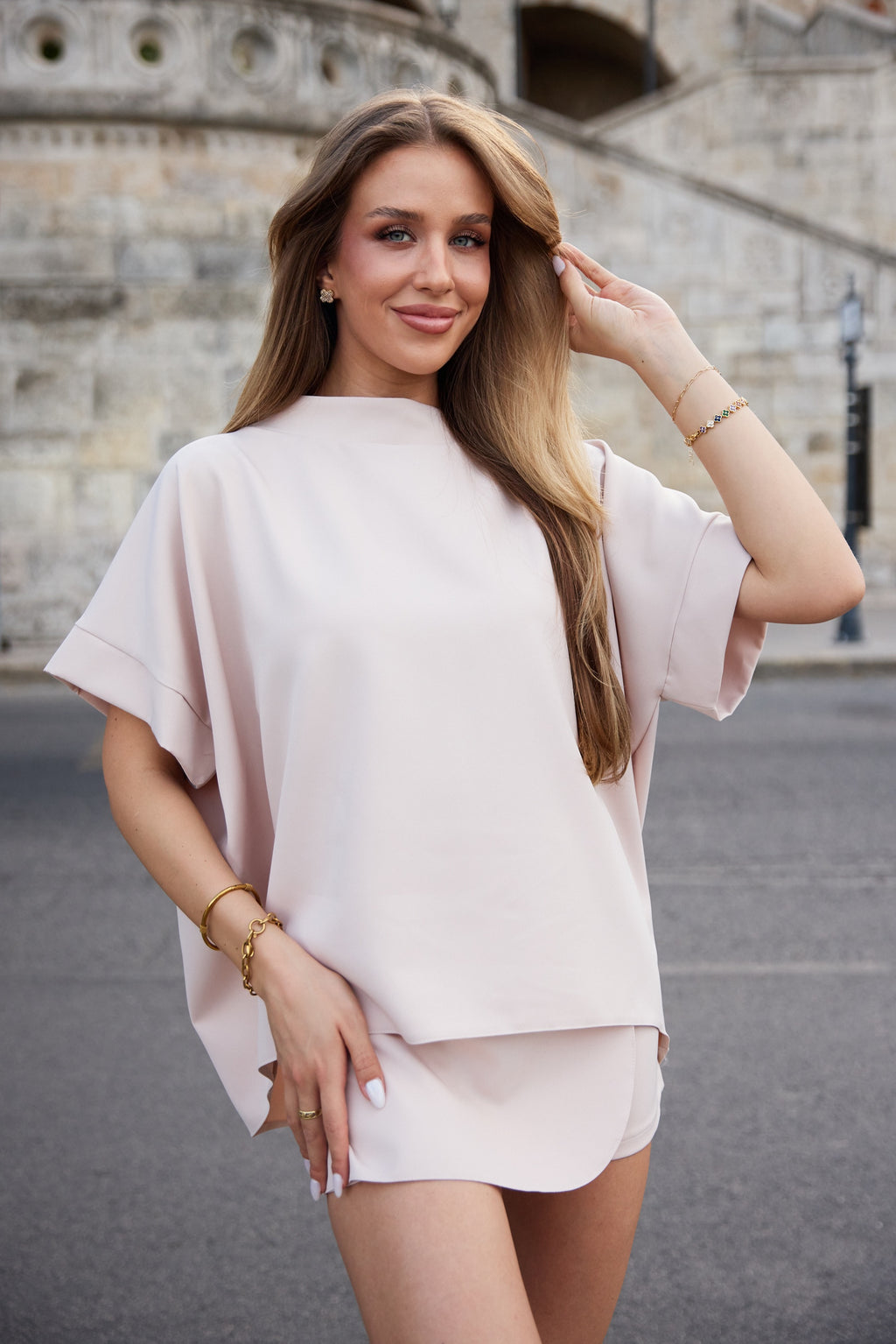 GEMINI bézs felső