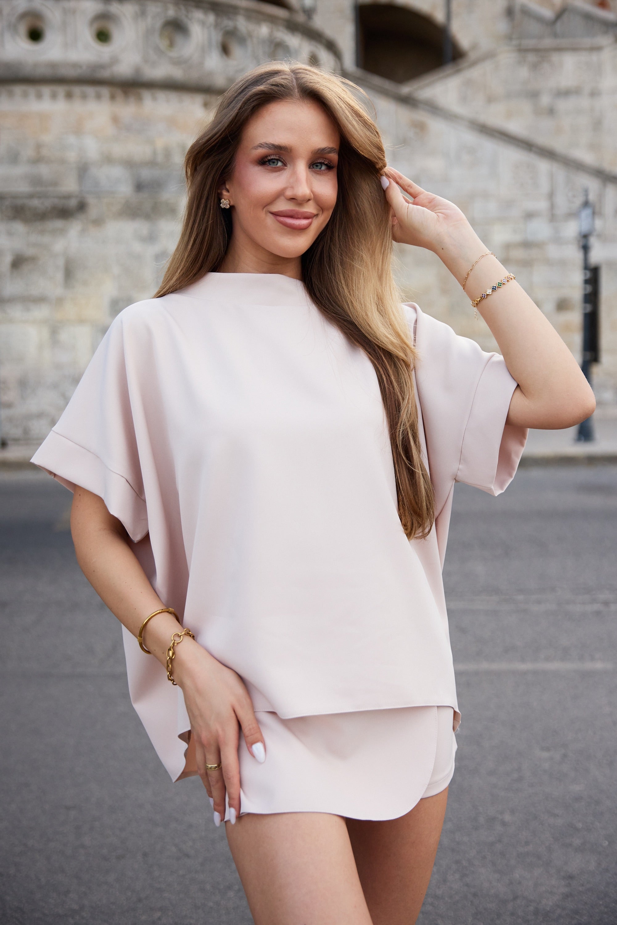 GEMINI bézs felső