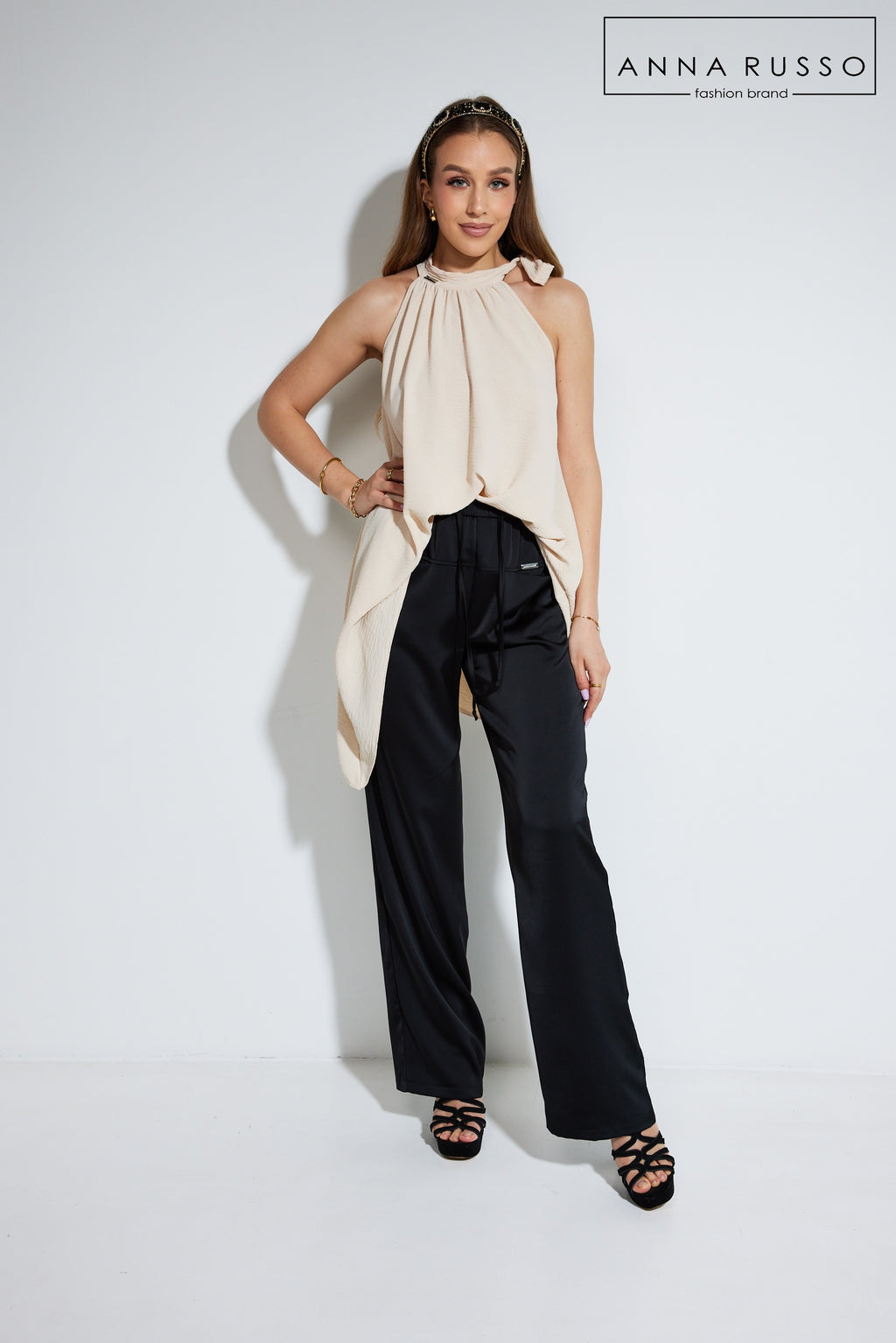 DARLING fekete nadrág